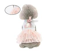 Gatuida Elegant Pet Skirt Dress Dog Tutu Fashionable Outfit for Dog Outdoor Activity Wear