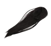 Gatuida Elegant Rhinestone Embellished Hairband with Dark Brown Fringe Wig Hair Extension Wide Headband for Women Bridal Hair Accessories Comfortable Fit for Weddings and Parties