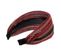 Gatuida Elegant Wide Retro Hair Band for Women Lightweight Decorative Headband for Daily Wear Weddings Parties and Photo Shoots Stylish and Durable Design Without Fading