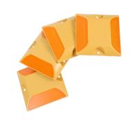 Gatuida Emergency Reflector for Driveway: Trailer Highway Post Reflectors for Car Driveway Reflective Markers Road Signs Toys Reflective Pavement Visible, 4 PCS