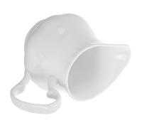 Gatuida European Bone China Milk Jug White Ceramic Milk Frothing Pitcher for Latte Art Cappuccino Coffee Creamer Dispenser Multifunctional Decorative Kitchenware