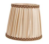 Gatuida European Style Pleated Lace Lampshade Protective Cover for Table Floor Ceiling Lamps Dust Resistant Household Lamp Protector Vintage Fabric Design for Living Room Bedroom Study