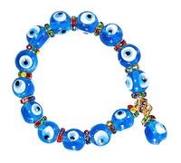 Gatuida Evil Eye Bracelet for Blue Glass Beaded Wrist Jewelry Durable Fashion Wrist Decoration Stylish Boho Accessory for Christmas and Special Occasions