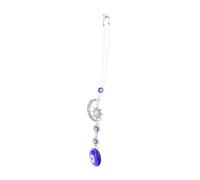 Gatuida Evil Eye Car Hanging Charm Crystal Alloy Rear View Mirror Ornament Stylish Car Accessory Rearview Decor with Crystal Accents Easy to Install