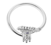 Gatuida Evil Eye Finger Ring for Women Stylish Open Design with Rhinestone Accent Vintage Unisex Jewelry for Parties Everyday Wear