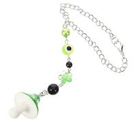 Gatuida Evil Eye Mushroom Hanging Ornament Unique Turkish Eye Decor Lightweight Car Pendant for Home Mirror Wall Decoration Charming Family Friends