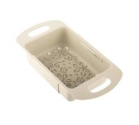 Gatuida Expandable Kitchen Sink Colander Basket Strainer for Rinsing Fruit and Vegetables, Foldable Draining Basket Made of Sturdy Pp Material, Practical and Space-Saving Design