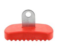 Gatuida Extension Ladder Feet Replacement Pads with Non Slip Cushion Sturdy Lightweight Plastic and Metal Ladder Foot Covers for Wooden Loft and Indoor Stairs Red Anti Skid