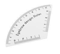 Gatuida Eyebrow Template for Shaping and Drawing Made of Ruler for Precise Measurement for Brow Stencil Beginners and Makeup Artists