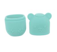 Gatuida Facial Ice Holder and Cold Compress Massage Tool, Silicone Face Ice Cube Mold, Blue, Reusable Pain Relief Massager for Swelling and Soothing Skin Care at Home or Outdoors