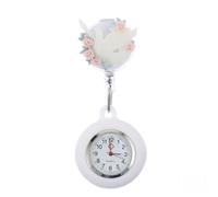 Gatuida Fashion Nurse Fob Watch Clip Pocket Watch for Women Medical Nursing Timepiece with Movement Lightweight Water Resistant for Nurses Doctors and Students