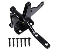 Gatuida Fence Gate Latch with Matte Coating Hidden Door Lock for Wooden Metal Gates Easy Install Outdoor Latch for Pool Garden and Fence Security