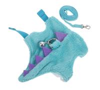 Gatuida Ferret Harness and Leash - Small Pet Harness - Hamster Traction Rope - Bearded Dragon Leash Vest - Dinosaur Shaped Clothes