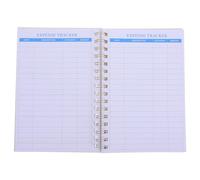 Gatuida Financial Ledger Book Undated Budget Planner with Spiral Binding Daily and Monthly Expense Tracker Notebook for Personal Money Management Smooth Paper for Ink Prevention