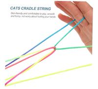 Gatuida Finger Rope for Elastic Hand Game Strings for Cooperative Play Cat Cradle Hand Exercising Playthings to Develop Brain Sensory Coordination and Manual Skills