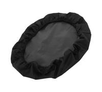 Gatuida Fireproof Fire Pit Cover Oxford Cloth Round for Outdoor Patio Gas Fireplaces Weatherproof Protection Against Rain Leaves and Debris Black