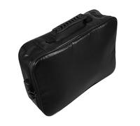 Gatuida Fireproof Lockable Document Storage Bag with Multi-Layer Large Capacity for Passport and Certificate Organization, Zippered Travel Document Holder with Lining for Home