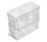 Gatuida Fish Breeding Isolation Box for Aquarium with Observation Window and Suction Cups, Plastic Fish Nursery Box for Fry and Guppy Separation, Effective Floating Breeder Tank for Home