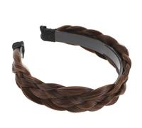 Gatuida Fishbone Braid Headband Braided Wig Headband Women for Wigs Creative Hairpiece Braided Hair Band