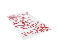 Gatuida Flame Stickers for Bike Motorcycle Tank Decals Red Self Adhesive Flame Pattern Sticker for Cars Motorcycles and Electric Vehicle Door and Rear Wheel Decoration Durable Easy DIY