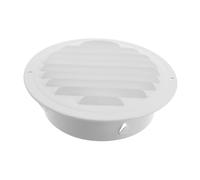 Gatuida Flat Head Ventilation Grill Hood Cover Dryer Vent Cap for Kitchen Exhaust Duct Outlet Wall Vent