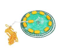 Gatuida Float Ball Fishing Net Cage with Buoy Lightweight Foldable Fishing Tool for Sea and Reservoir Anglers Multi Float Buoy Fish Trap Gear Portable and Easy to Store