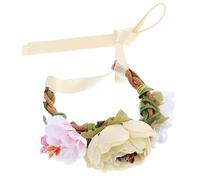 Gatuida Flower Headdress Pet Hair Wreath for Cat Kitten Cute Floral Crown Headband Pet Simulate Flower Hairband for Cats Photo Prop