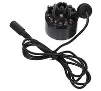 Gatuida Fog Maker Mist Maker 250-450ml/h Capacity Black Abs Material Low Noise Atomized Micro Spray for Indoor Water Pond and Fish Tank Decoration