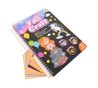 Gatuida Foil Scratch Paper Art for Delicate Aluminum Foil Scratch Sheets for Creative Drawing and Party Activities S Fun DIY Art for Boys