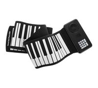 Gatuida Foldable Roll-up Piano Keyboard Battery Powered Portable Silicone Electronic Piano with Built-in Speaker for Music Practice and Travel