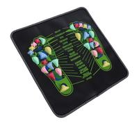 Gatuida Foot Massage Stone Mat with Precise Acupressure Points for Foot and Leg Relaxation Simulating Massage Techniques for Stress Relief and Circulation Improvement