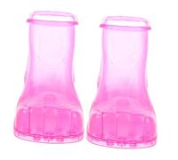 Gatuida Foot Soaking Bath Basin with Plastic Foot Spa Shoes Pink Small 16.5cm Magnetic Massage Pedicure Tub for Family