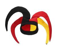 Gatuida Funny Carnival Clown Hat with Felt Material, Unique Long Horn Headband for Drama Performances and Photo Booth Props, Versatile Use Party Essential