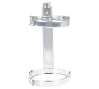 Gatuida Galvanized Iron Fire Extinguisher Rack Heavy Duty Wall Mount Bracket Practical Holder for Office and Home Safety Fire Extinguisher Hanger Without Screws