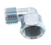 Gatuida Gas Cooker Pipe Elbow Joint Fitting 4-inch Inner Thread Connector Stove Pipe Adapter for Kitchen Gas Line