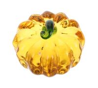 Gatuida Glass Pumpkin Paperweight Glass Figurine for Calligraphy Home Decor Thanksgiving Ornaments Essential for Students and Writing Enthusiasts Fall Harvest Decoration