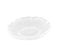 Gatuida Glass Teacup Saucer Transparent Round Glass Plate Multipurpose Tea Cup Mat for Hotel Restaurant Home Use Heat and Scratch Resistant Lightweight Serving Tray