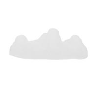 Gatuida Glass Watercolor Brush Rest with Realistic Mountain Design Weighted Chinese Calligraphy Paperweight and Pen Holder for Stable Painting Writing and Desk Decoration Office Study