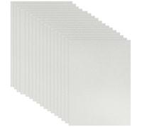 Gatuida Glitter Cardstock Paper DIY Craft Sheets Silver Metallic Folding Paper 10 Sheets Per Pack 5pcs Set for Scrapbooking Wedding Party Decorations