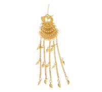 Gatuida Gold Peacock Tassel Hair Stick Vintage Chinese Hairpin for Women Decorative Hair Accessories for Traditional Hanfu and Ethnic Styles