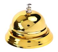 Gatuida Golden Counter Bell, Reception Call Bell, Attention Ringer for Customer Service, Kitchen, Bar, Games & Elderly Care, School, Hospital, Pet Training