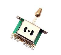 Gatuida Golden Hat Way Pickup Selector for Electirc Guitars Aluminum Alloy Pickup Selector for Guitar Use in Music Performance