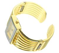 Gatuida Golden Quartz Wristwatch Practical and Beautiful Decor for Ladies with Stainless Steel Vintage Design Elegant Lady Bracelet Watch for Daily Wear