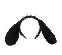 Gatuida Gothic Bunny Headband: Halloween Studded Punk Spiked Rabbit Ears Hair Clasp Gothic Headdress for Women Cosplay Masquerade Party