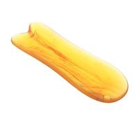 Gatuida Gua Sha Face Massage Tool Amber Fish-shaped Resin Scraping Board for Facial, Neck and Body Meridian Massage, Acupressure Beauty Wand for Skin Sculpting and Anti-aging Therapy