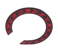 Gatuida Guitar Sound Hole Decal Pvc Inlay Sticker for Acoustic Classical Guitar Lightweight and Decorative with Precision Production for Enhanced Visual Appeal