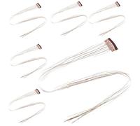 Gatuida Hair Tinsel Extensions and Can Be Cut Coffee Colour 6pcs Sparkling Glitter Hair Accessories Made of Pet and Iron, Convenient to Use for Women and Girls for Birthday Parties