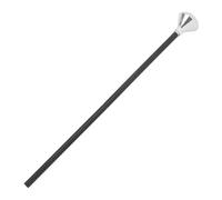 Gatuida Halloween Cosplay King Cane Prop Sturdy Silver Wizard Wand for Costume Parties Events Diamond Stick for Men Women Halloween Ornament