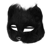 Gatuida Halloween Foxes Mask Half Face Animal Costume Accessory for Carnival Parties Comfortable and Safe Decorative Mask for Cosplay and Events