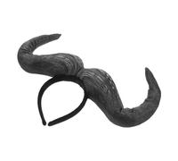 Gatuida Halloween Ox Horn Headband Bull Horn Headpiece for Cosplay Party Decoration Versatile Costume Accessory for Festive Events and Halloween Celebrations
